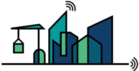 Digital findet Stadt Logo