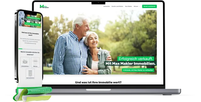 Partner Lösung von fify: Ihre eigene Website für Ihr Immobilienunternehmen im individuellen Design kostengünstig erstellen lassen