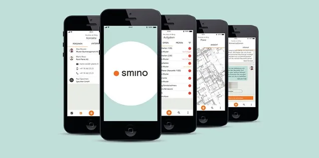 Partner Lösung von smino: Alle Beteiligten eines Bauvorhabens auf einer Plattform
