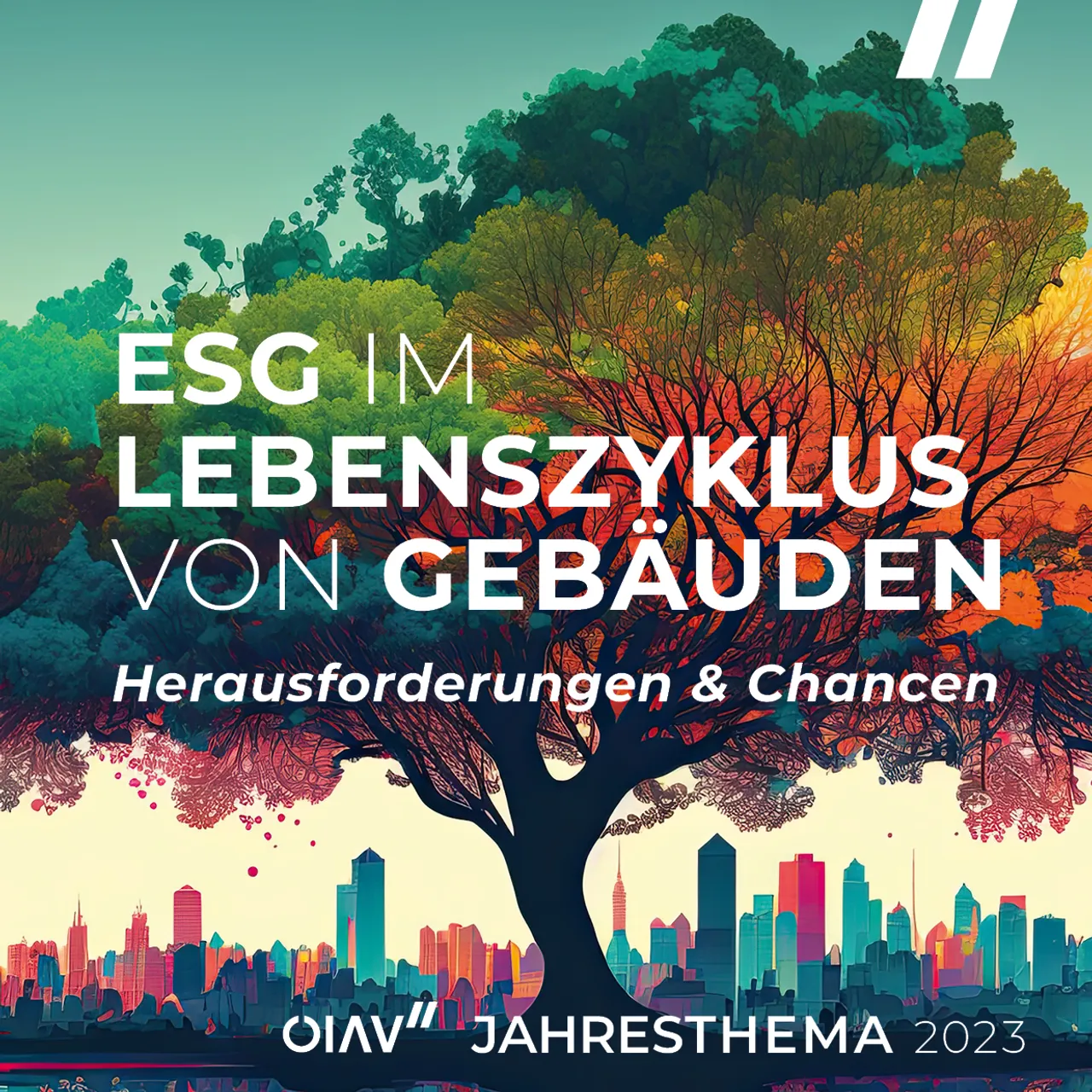 SAVE THE DATE 29.06.2023, 17:00 Uhr: Podiumsdiskussion "ESG im Lebenszyklus von Gebäuden: Herausforderungen und Chancen"