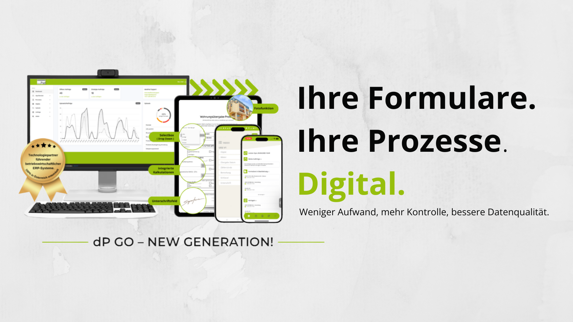 Digitale Hausverwaltung – jederzeit und überall.